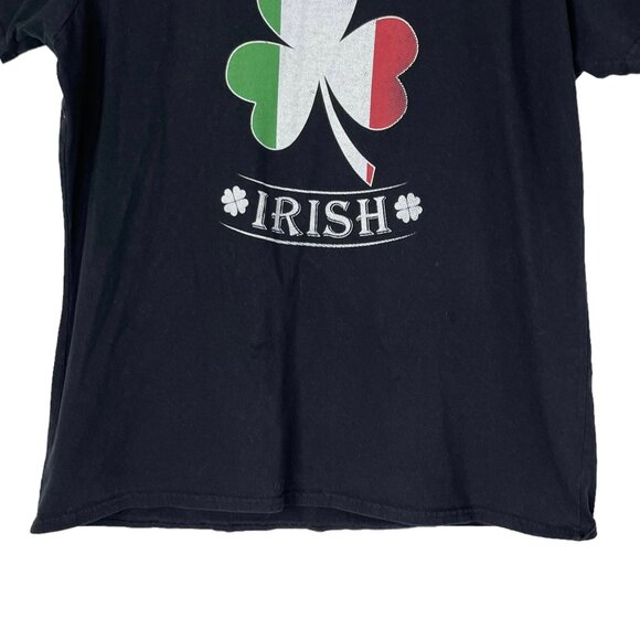 Port & Company Tshirt Italian Irish Womens XL Black Short Sleeves - Picture 4 of 8